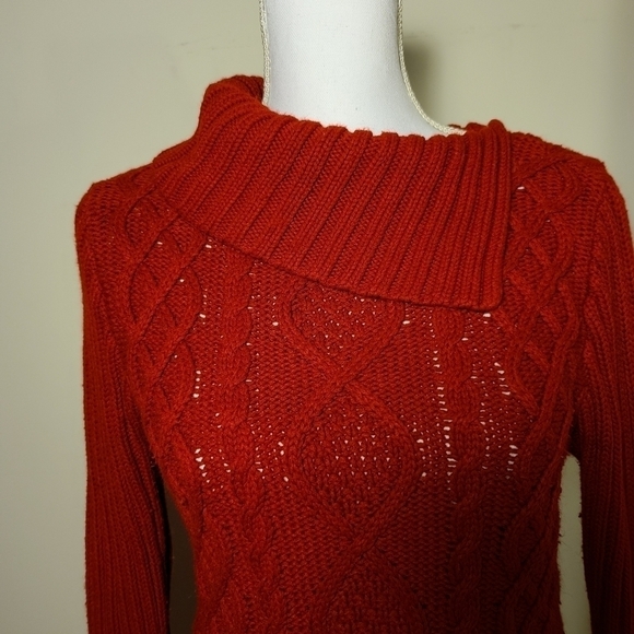 Messino Knitted Red Sweater - Picture 3 of 6